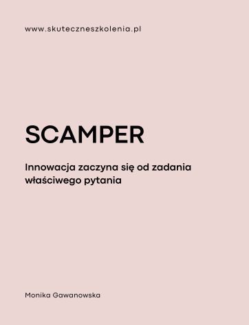 SCAMPER - narzędzia kompetencji przyszłości